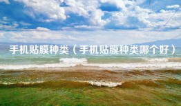 手机贴膜种类（手机贴膜种类哪个好）