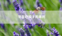 冬至吃饺子的来历