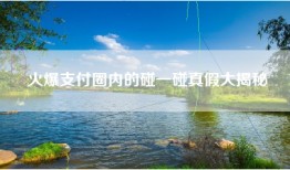 火爆支付圈内的碰一碰真假大揭秘
