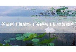 关晓彤手机壁纸（关晓彤手机壁纸图片）