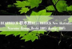 BEARBRICK 积木熊BE@RBRICK New Akatsuka Nyarome & Beshi 100% & 400%