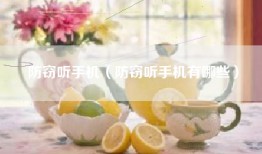 防窃听手机（防窃听手机有哪些）