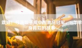 震撼！导演饺子成中国票房冠军，16年单身背后的故事