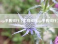 app手机银行（工商银行app手机银行）