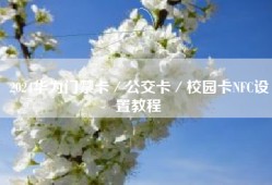 2024华为门禁卡／公交卡／校园卡NFC设置教程