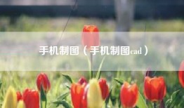 手机制图（手机制图cad）