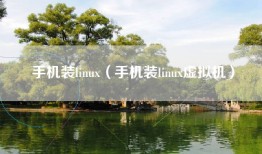 手机装linux（手机装linux虚拟机）