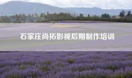 石家庄尚拓影视后期制作培训