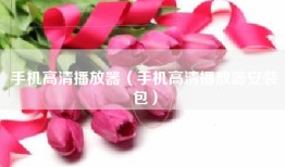 手机高清播放器（手机高清播放器安装包）