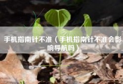 手机指南针不准（手机指南针不准会影响导航吗）