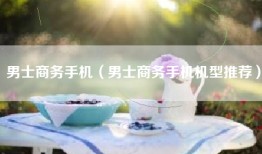 男士商务手机（男士商务手机机型推荐）