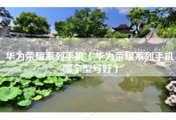 华为荣耀系列手机（华为荣耀系列手机哪个型号好）