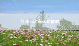红米note7有nfc功能吗