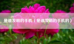 是谁发明的手机（是谁发明的手机的）