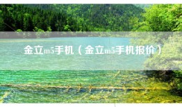 金立m5手机（金立m5手机报价）