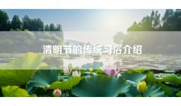 清明节的传统习俗介绍