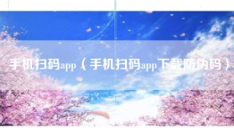 手机扫码app（手机扫码app下载防伪码）