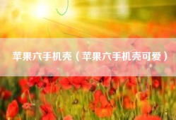 苹果六手机壳（苹果六手机壳可爱）