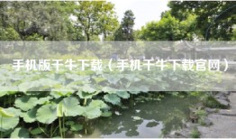 手机版千牛下载（手机千牛下载官网）