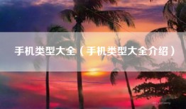 手机类型大全（手机类型大全介绍）