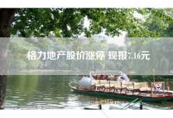格力地产股价涨停 现报7.16元