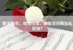 数字货币，和支付宝、微信支付有什么区别？