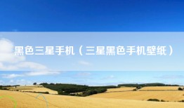 黑色三星手机（三星黑色手机壁纸）