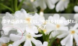 李子柒消失500天后，中国乡村第一女Rapper火了