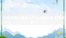 手机改图片格式（手机改图片格式的软件）