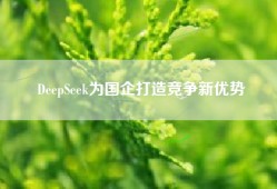 DeepSeek为国企打造竞争新优势