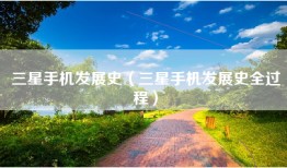三星手机发展史（三星手机发展史全过程）