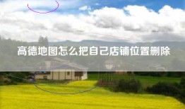 高德地图怎么把自己店铺位置删除
