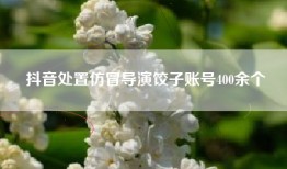 抖音处置仿冒导演饺子账号400余个