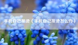 手机自己发烫（手机自己发烫怎么办）