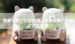 搜索引擎广告位价格，搜索引擎广告推广怎么收费