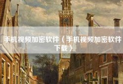 手机视频加密软件（手机视频加密软件下载）
