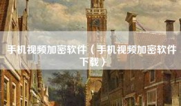 手机视频加密软件（手机视频加密软件下载）