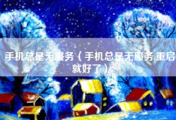 手机总是无服务（手机总是无服务,重启就好了）