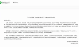 微信辟谣“微信碰一碰支付”：假的，没推出相关产品