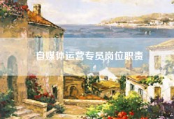 自媒体运营专员岗位职责