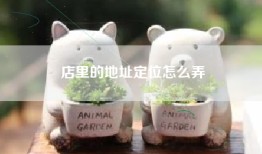 店里的地址定位怎么弄