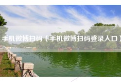 手机微博扫码（手机微博扫码登录入口）