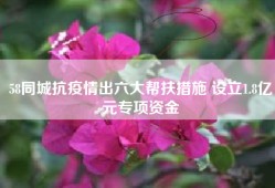 58同城抗疫情出六大帮扶措施 设立1.8亿元专项资金