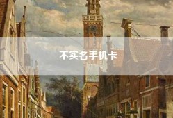 不实名手机卡