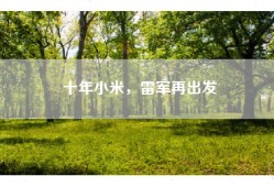 十年小米，雷军再出发