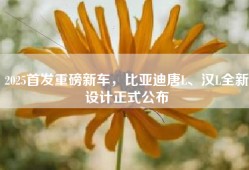 2025首发重磅新车，比亚迪唐L、汉L全新设计正式公布