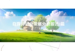 自媒体行业发展分析报告3篇