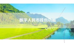 数字人民币钱包功能