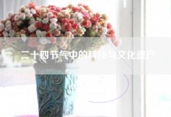 二十四节气中的科技与文化遗产