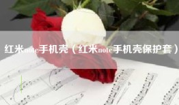 红米note手机壳（红米note手机壳保护套）
